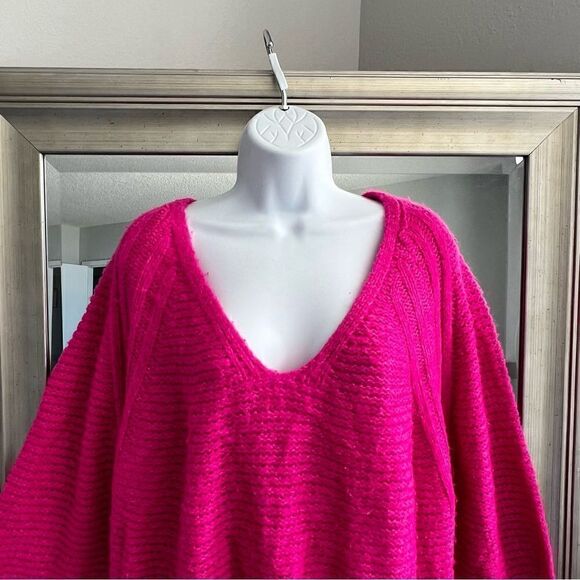 UNIVERSAL THREAD Cozy Sweater Color Bright Fussy Pink Size X-Large - Picture 2 of 4
